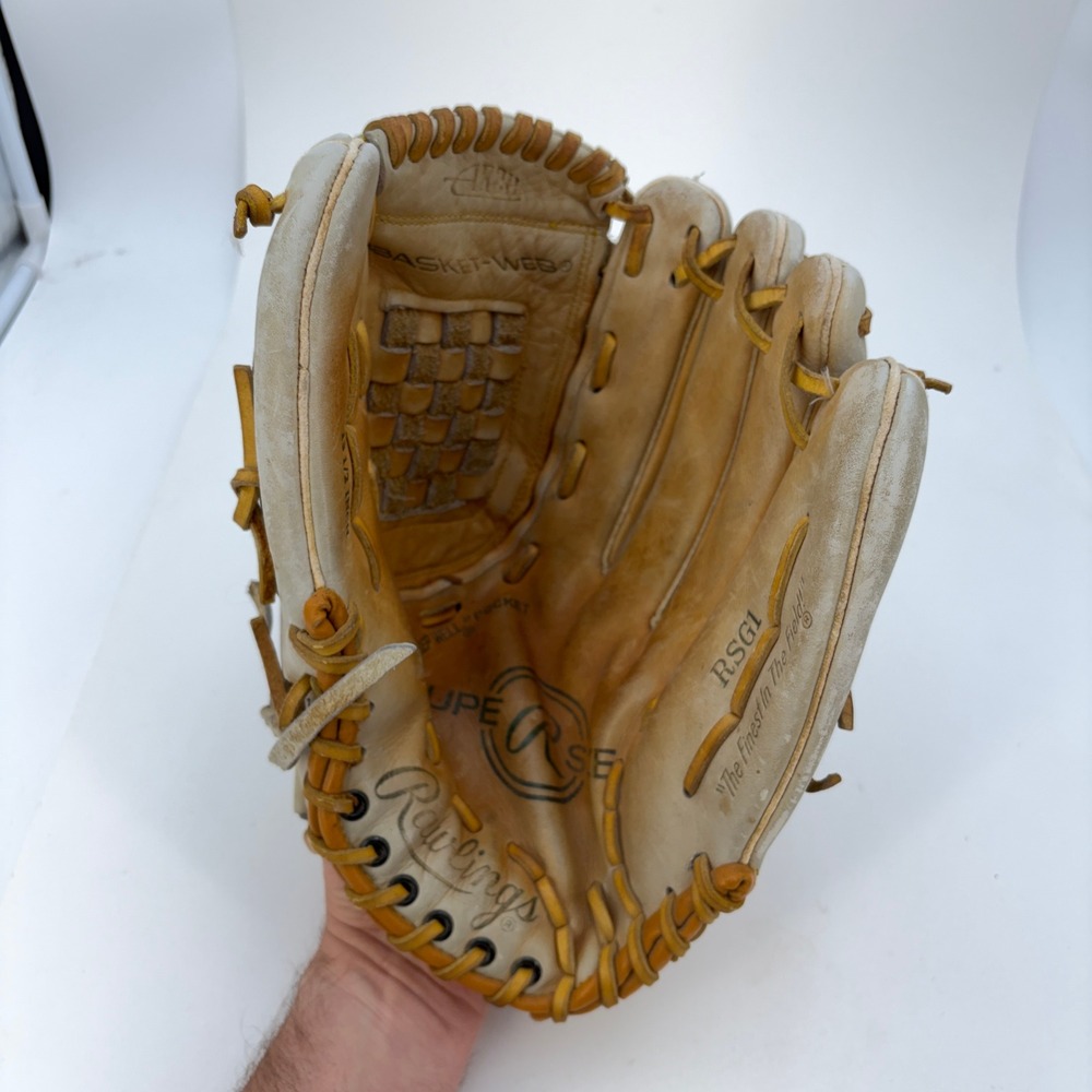 Rawlings RSG1 Super Size Baseball Glove 13.5 Inch Basket Web Right Hand Throw